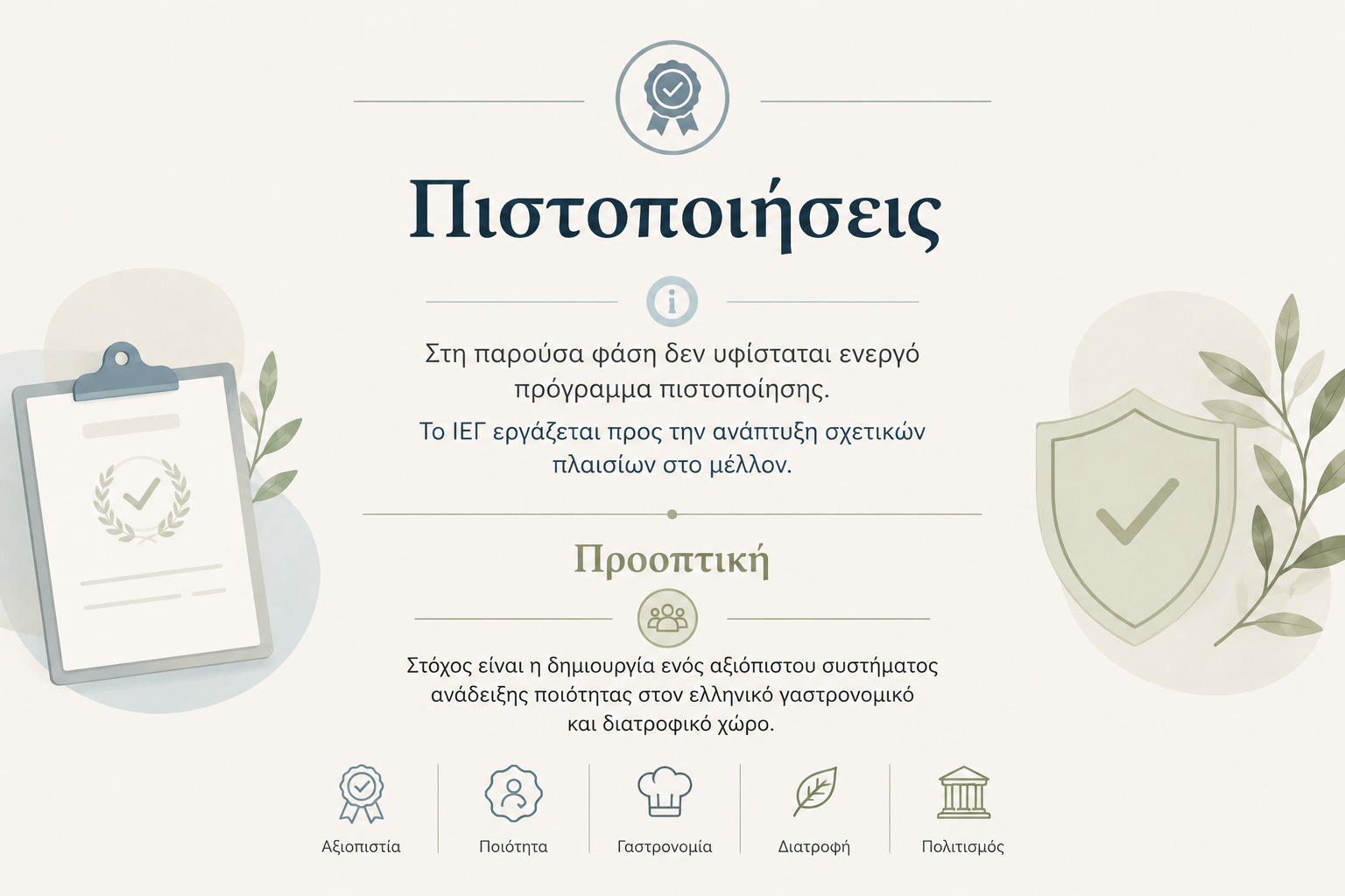 Πιστοποιήσεις